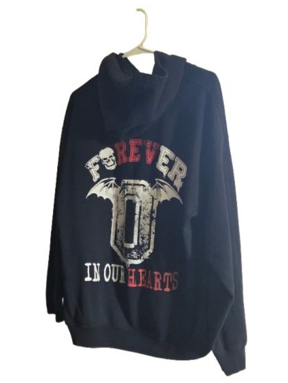 Gildan Avenged Sevenfold Black Pullover Hoodie Memorial The Rev Sweatshirt A7x